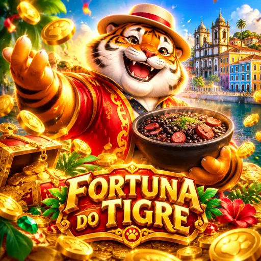 Fortune Tiger, slot do tigre da fortuna em dourado e vermelho