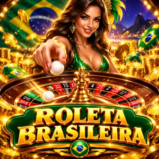 Mesa da Roleta Brasileira com crupiê falando português